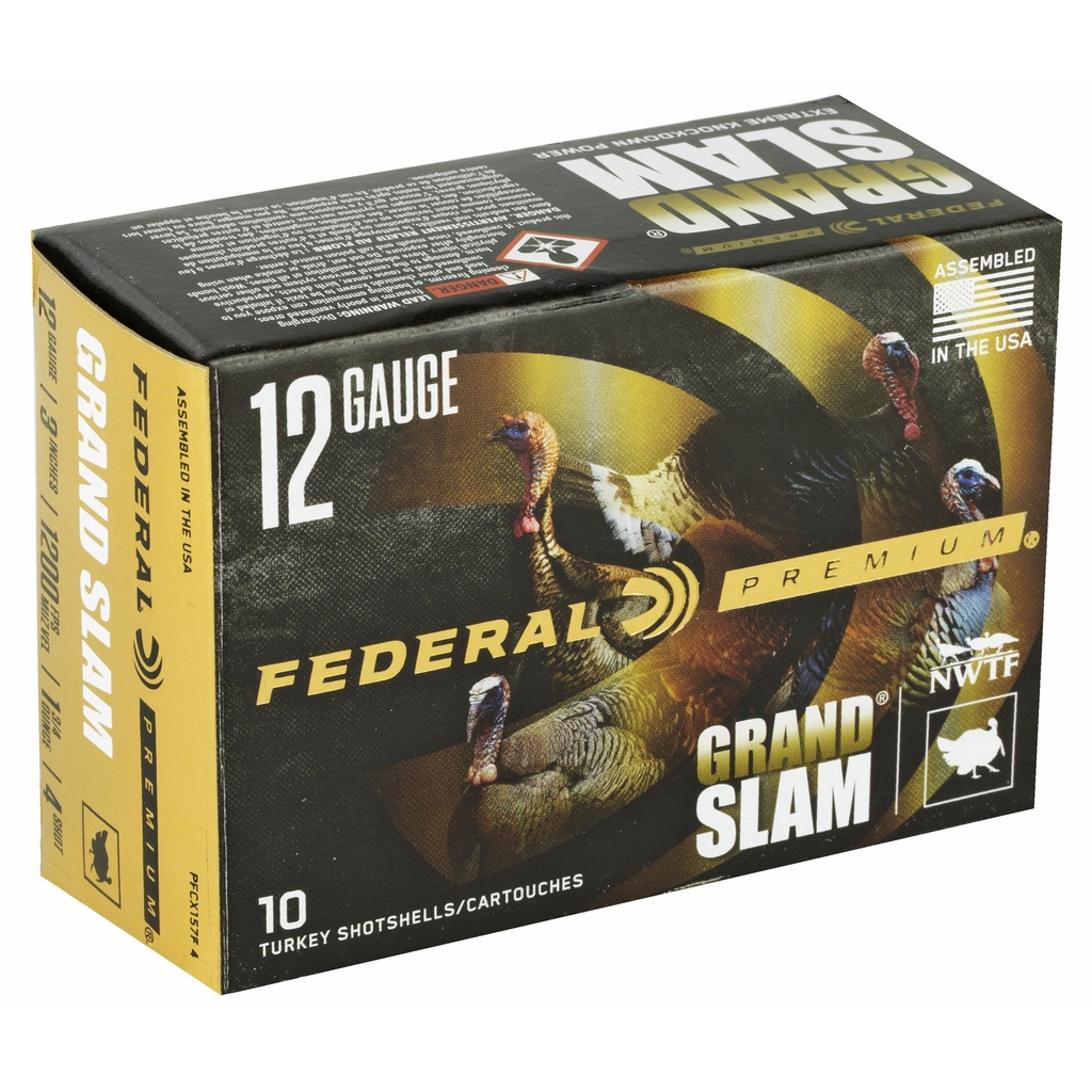 Federal FED GRAND SLAM 12GA 3" #4 1.75OZ 10/ 1