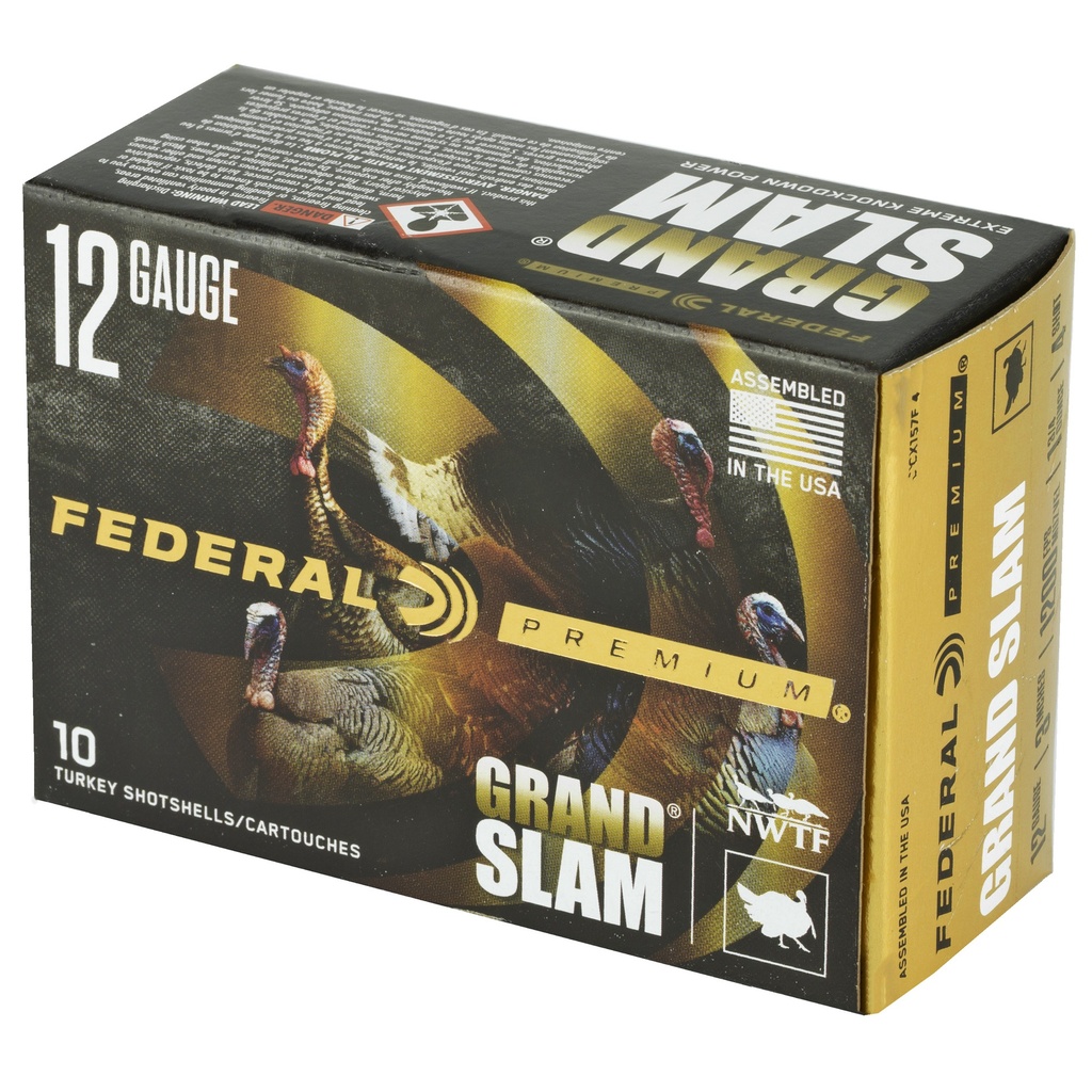 Federal FED GRAND SLAM 12GA 3" #4 1.75OZ 10/ 2