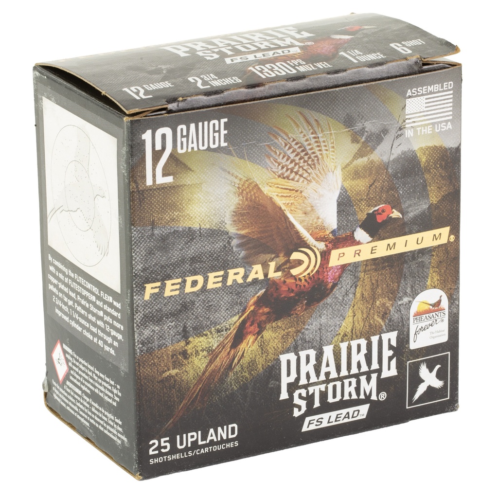 Federal FED PR STRM 12GA 2.75" #6 25/250 1