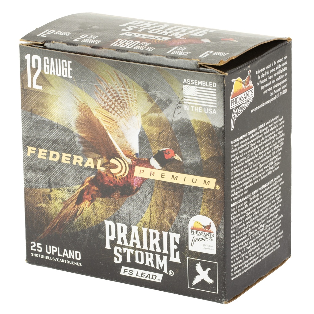 Federal FED PR STRM 12GA 2.75" #6 25/250 2