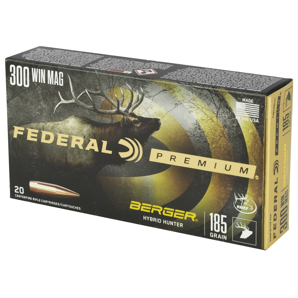 Federal FED PRM 300WIN 185GR HYB HTR 20/200 2