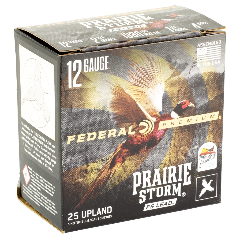 Federal FED PR STRM 12GA 2.75" #4 25/250 1