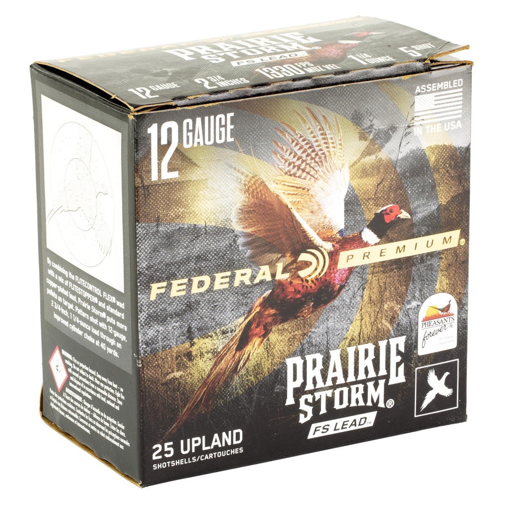 Federal FED PR STRM 12GA 2.75" #5 25/250 1
