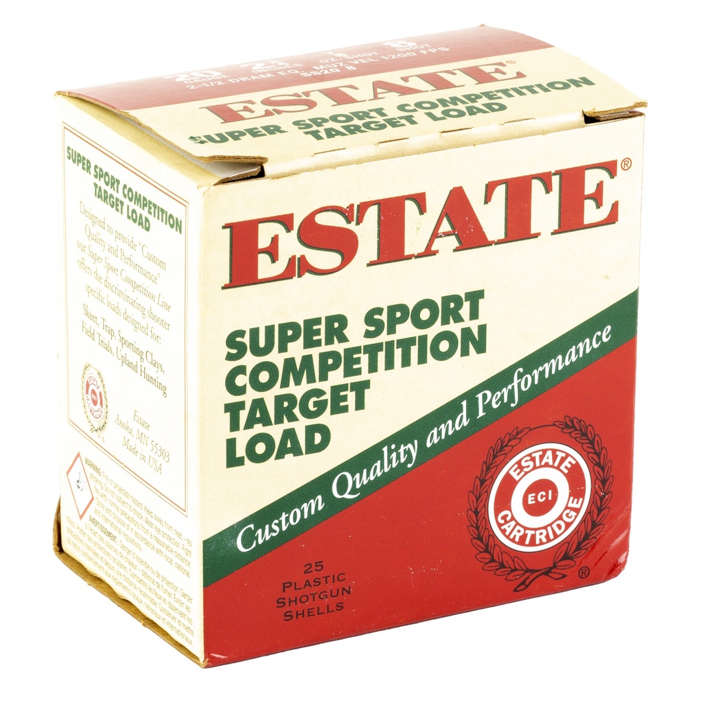 Federal FED ESTATE SS 20GA 2.75" #8 25/250 1