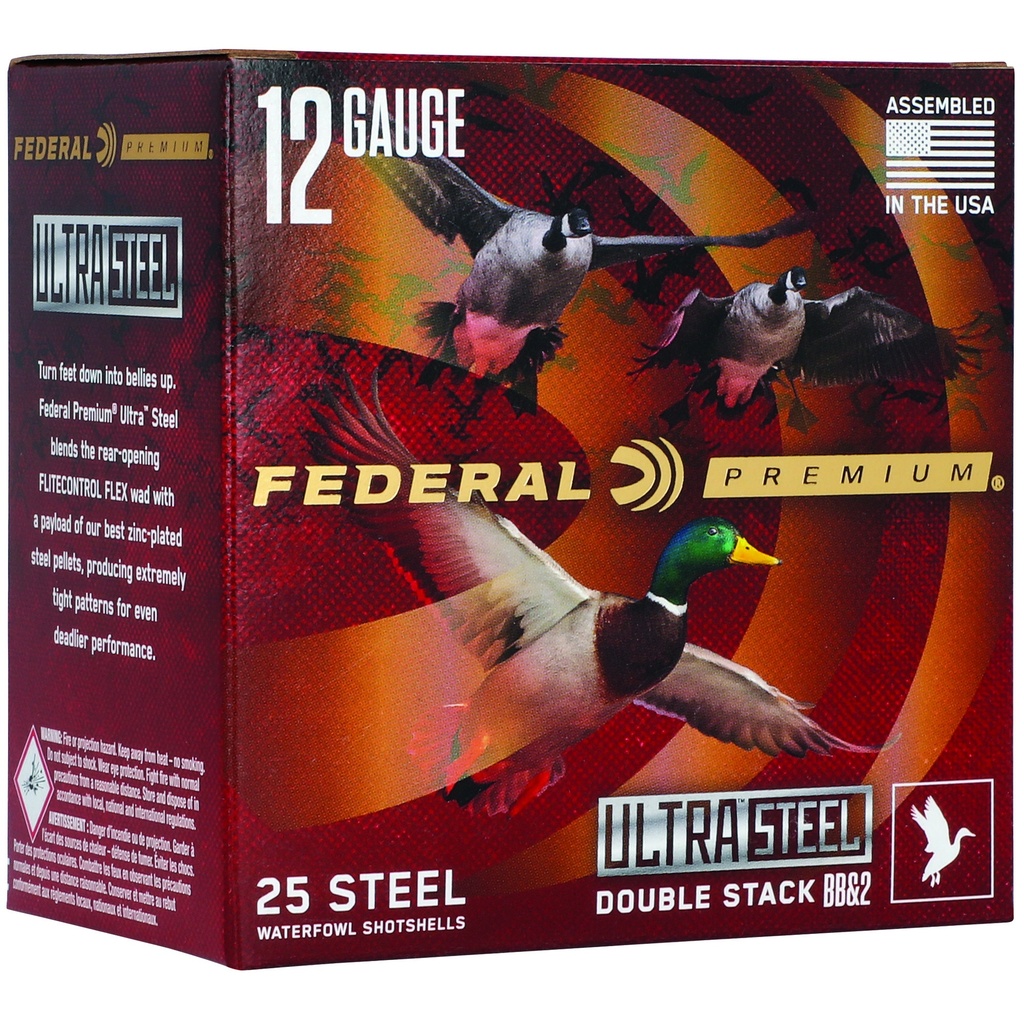 Federal FED ULT STL 12GA 3" BB/#2 25/250 1