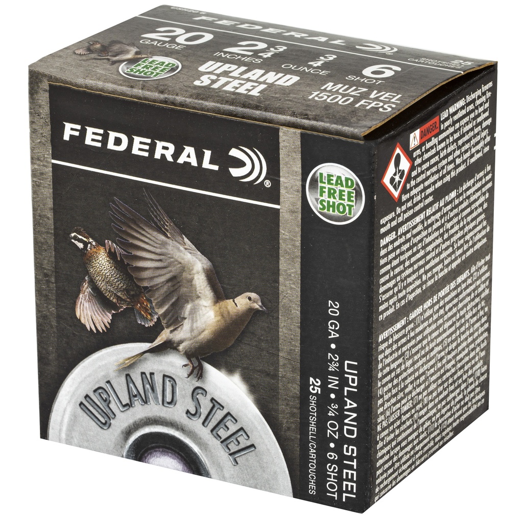 Federal FED UPLND STL 20GA 2.75" #6 25/250 2