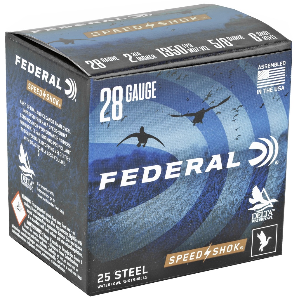 Federal FED SPEED-SHOK STEEL 28GA 2 3/4 # 6 1