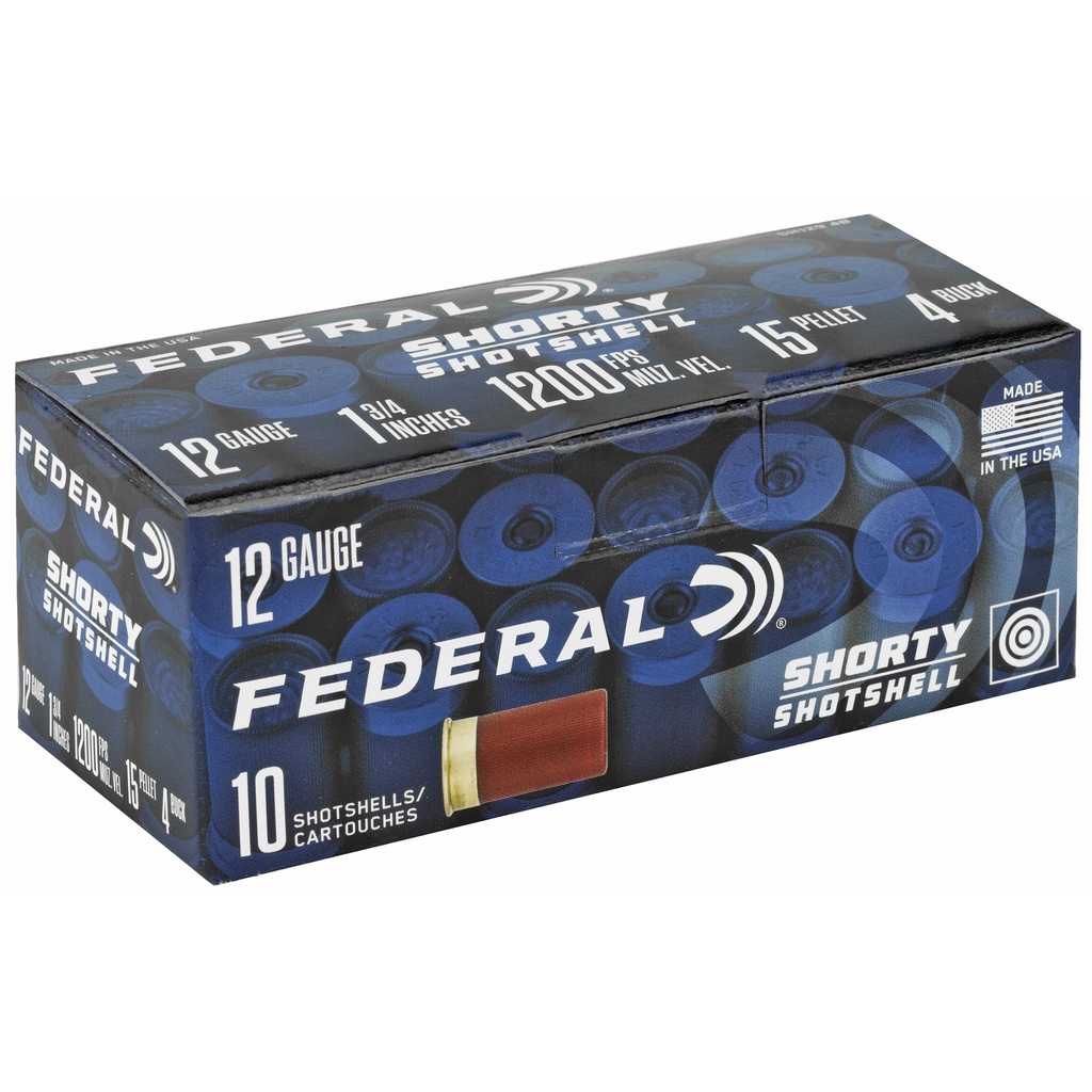 Federal FED SHRTY SS 12GA 1.75" 4BCK 10/100 1