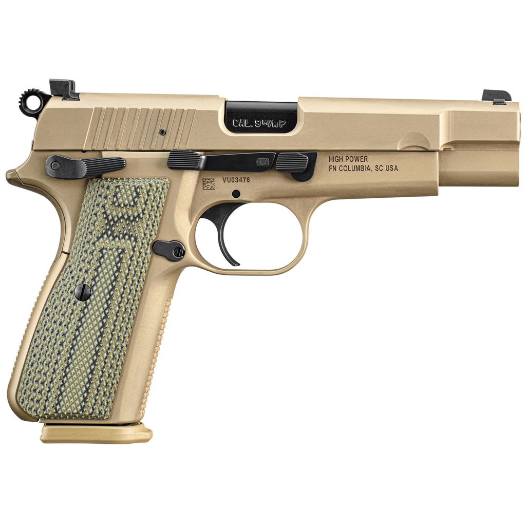 FN HIGH POWER 9MM 4.7" 10RD FDE OLVE 1