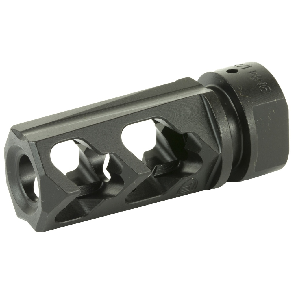 FORTIS MUZZLE BRAKE 9MM 1/2X28 BLK 2
