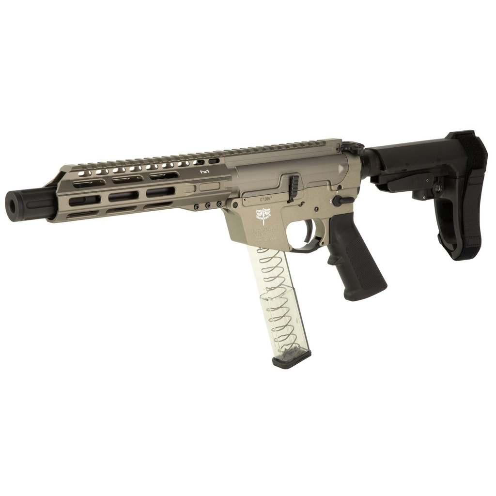 Freedom Ordnance FRD ORD FX9 SBA3 9MM 8" 32RD FDE 2
