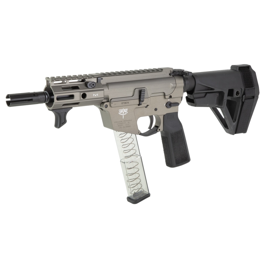 Freedom Ordnance FRD ORD FX9 ELT SBA5 9MM 4" 32RD FDE 2
