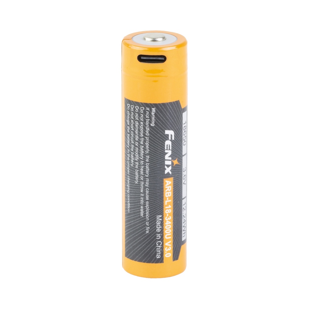 FENIX 3400MAH USBC 18650 RCHRGBL BAT 1