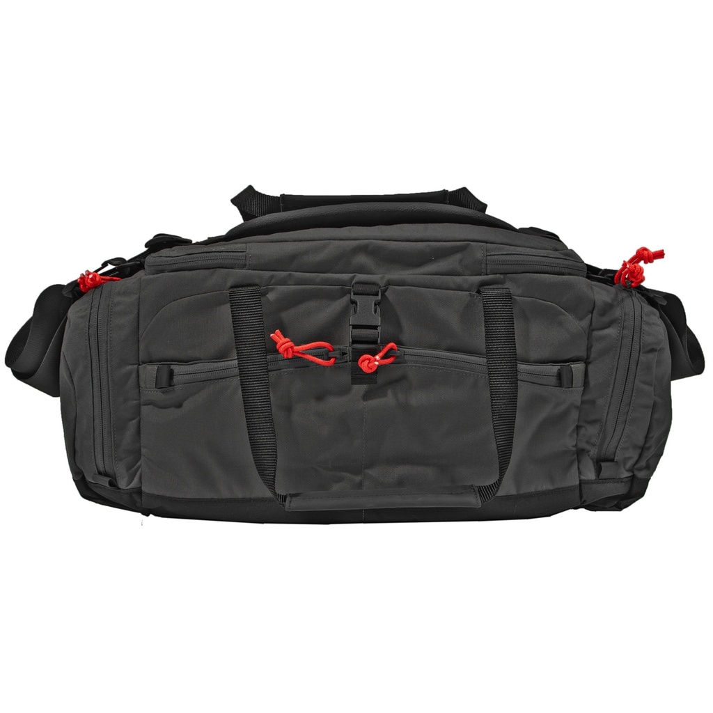 Grey Ghost Gear GGG RANGE BAG BLACK W/RED ZIPPER PUL 1