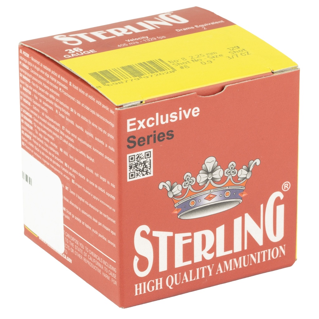 STERLING EXCLUSIVE 410 2.5 #8 25/500 1