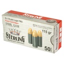 STERLING 9MM 115GR FMJ STEEL 50/1000 2