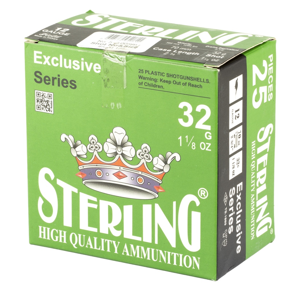 STERLING EXCLSV 12GA 2.75" #5 25/250 2
