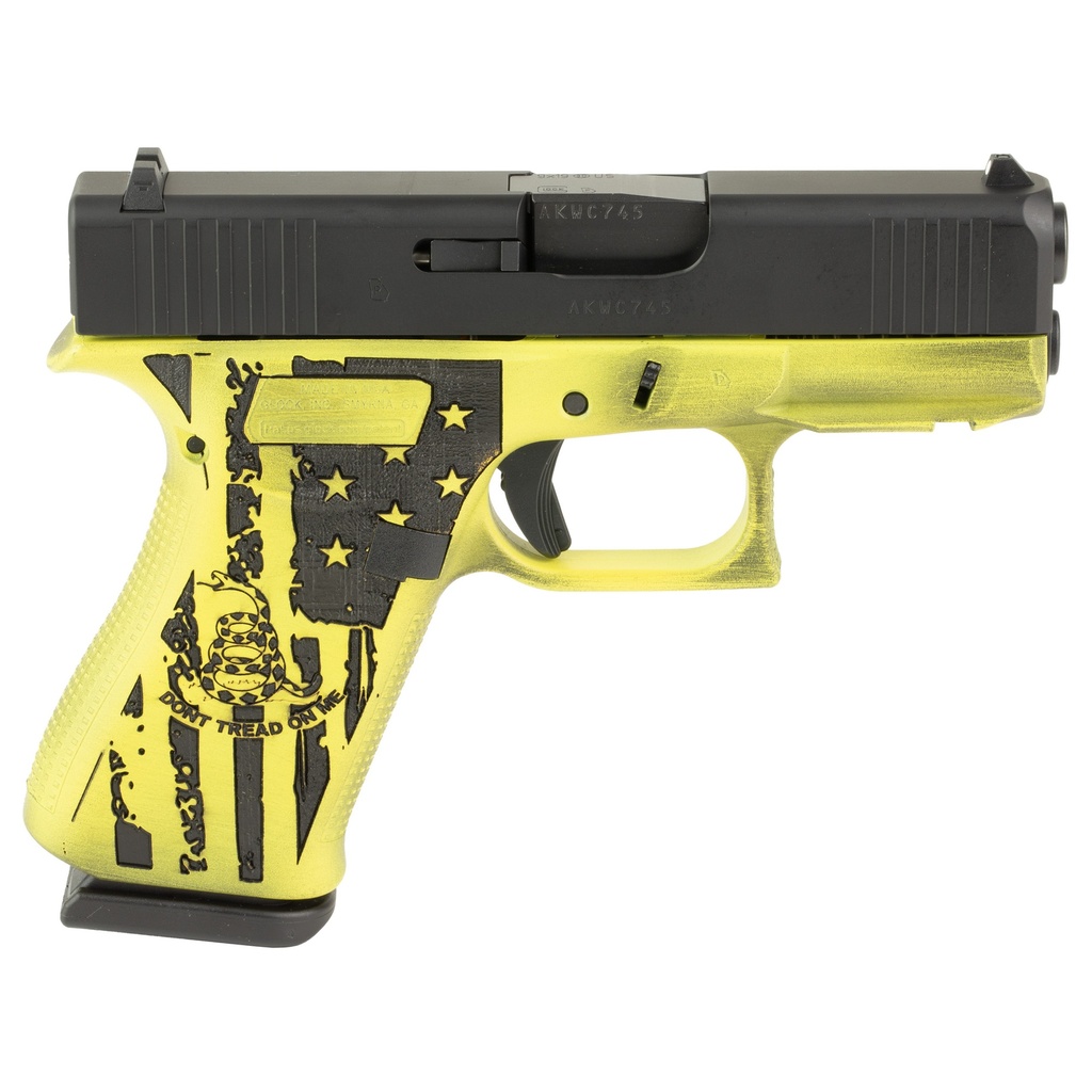 GLOCK 43X 9MM 10RD GADSDEN FLAG 1