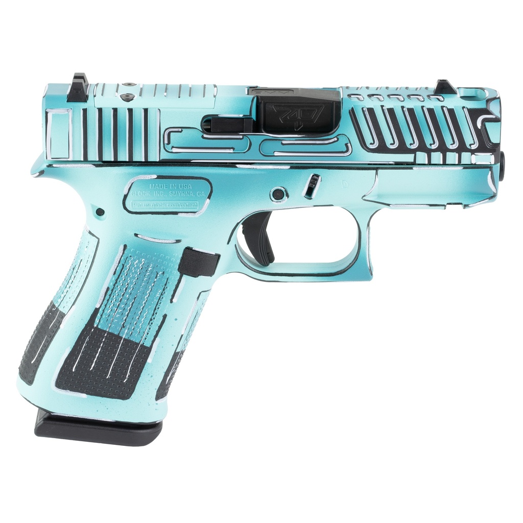 GLOCK 43X COMP 9MM 10RD ANIME BLUE 1