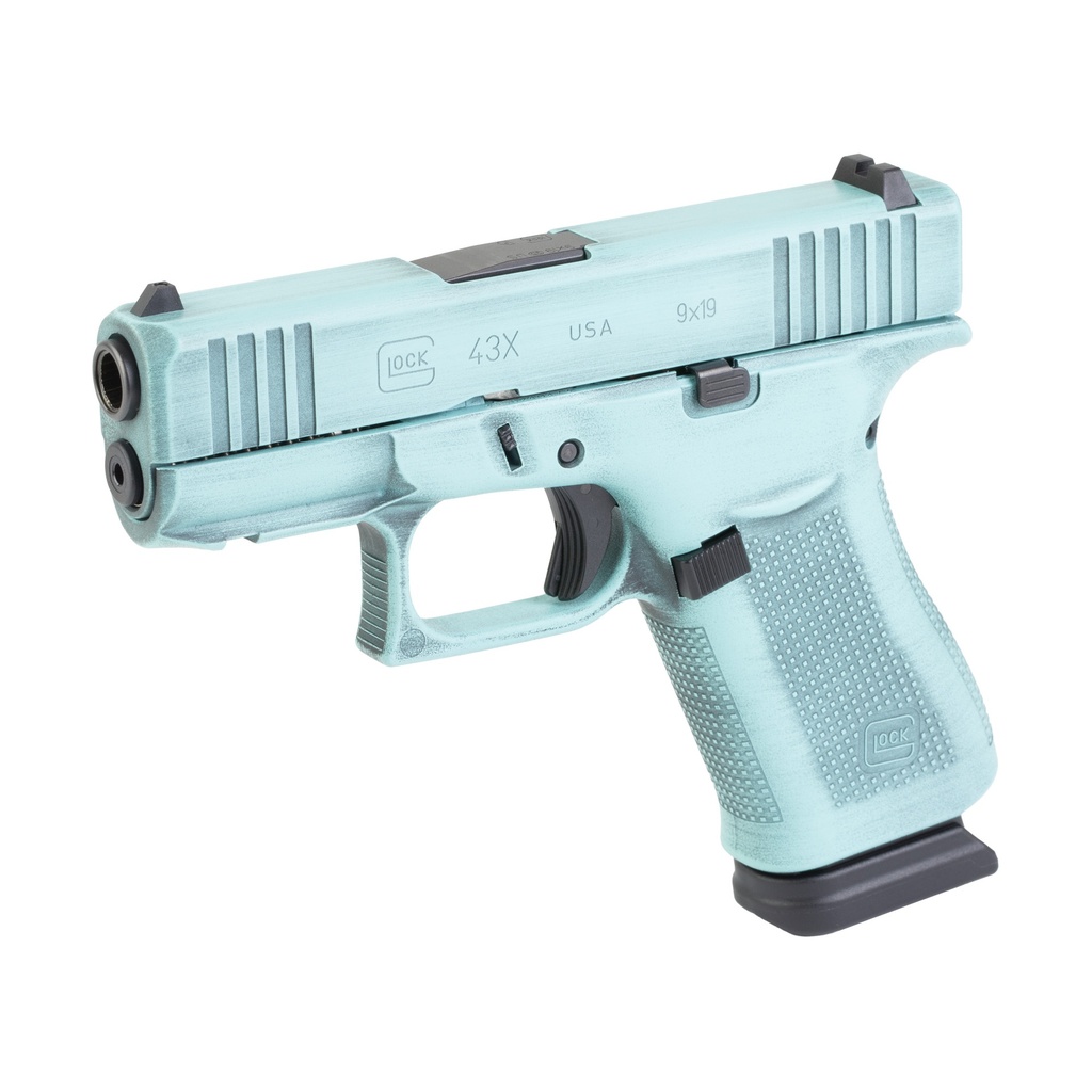GLOCK 43X 9MM 15RD ROB EGG BLUE BW 2
