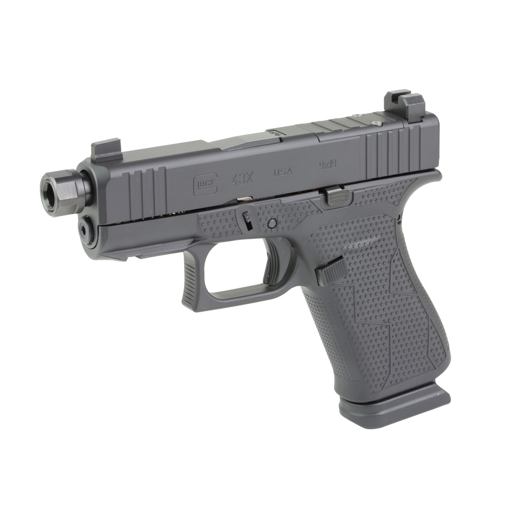 GLOCK 43X 9MM 15RD BLACKOUT2 TB 2