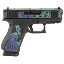 GLOCK 43X 9MM 15RD FS PEACOCK 1