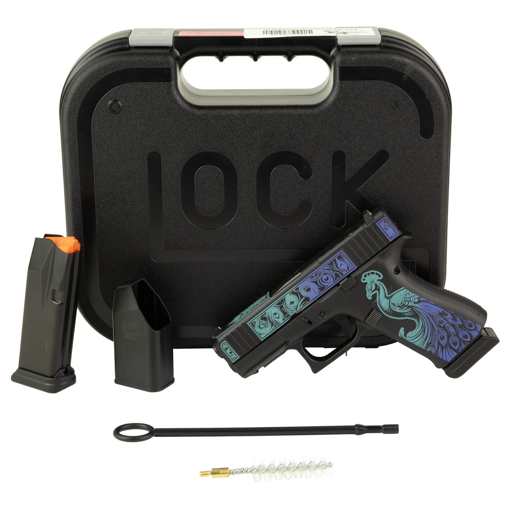 GLOCK 43X 9MM 15RD FS PEACOCK 3