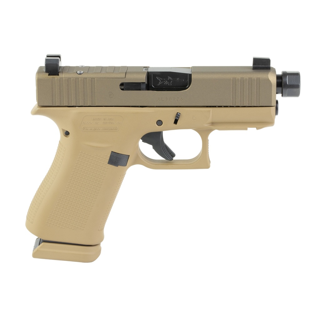 GLOCK 43X 9MM 15RD DEBO FDE TB 1