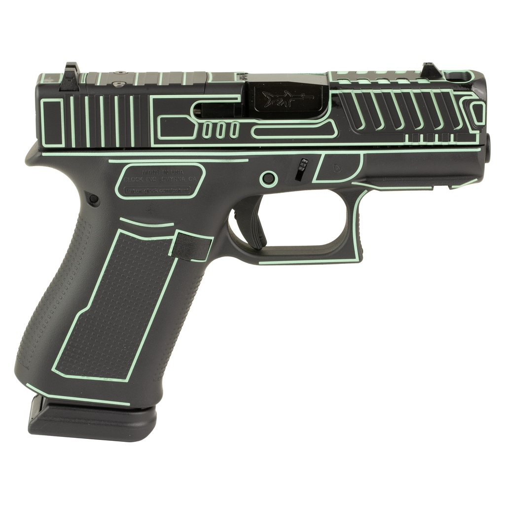 GLOCK 43X 9MM 15RD OUTLANDER BLUE 1