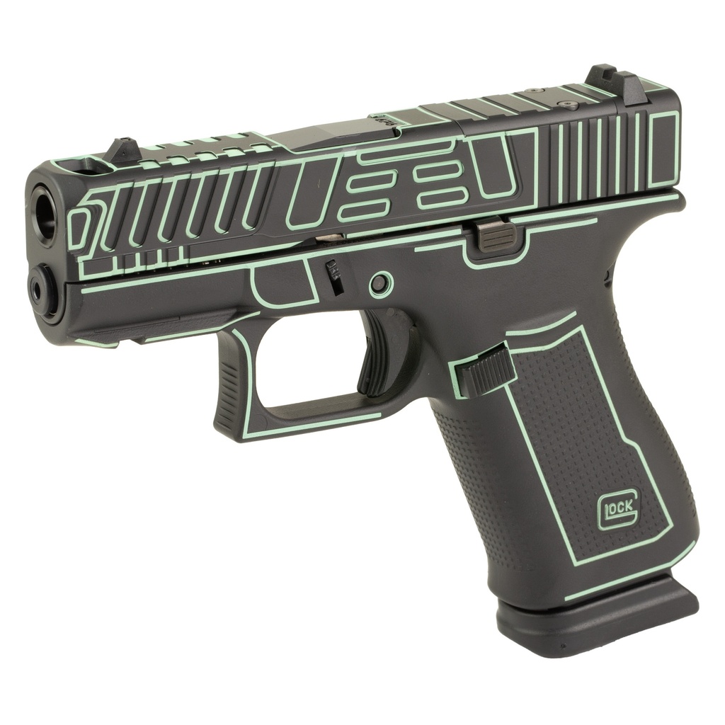 GLOCK 43X 9MM 15RD OUTLANDER BLUE 2