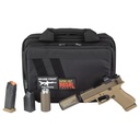 GLOCK 43X 9MM HP SUP 15RD 407K FDE 3
