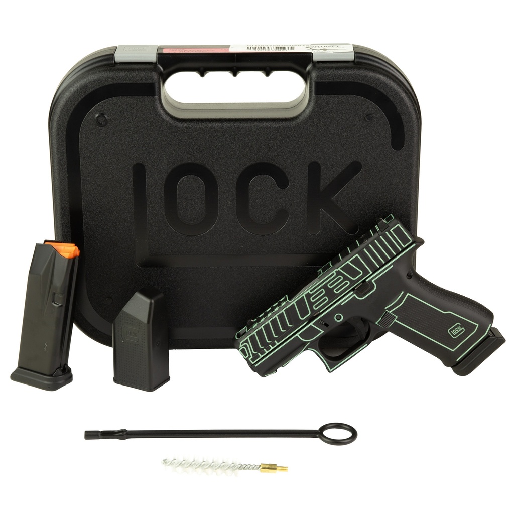 GLOCK 43X 9MM 15RD OUTLANDER BLUE 3