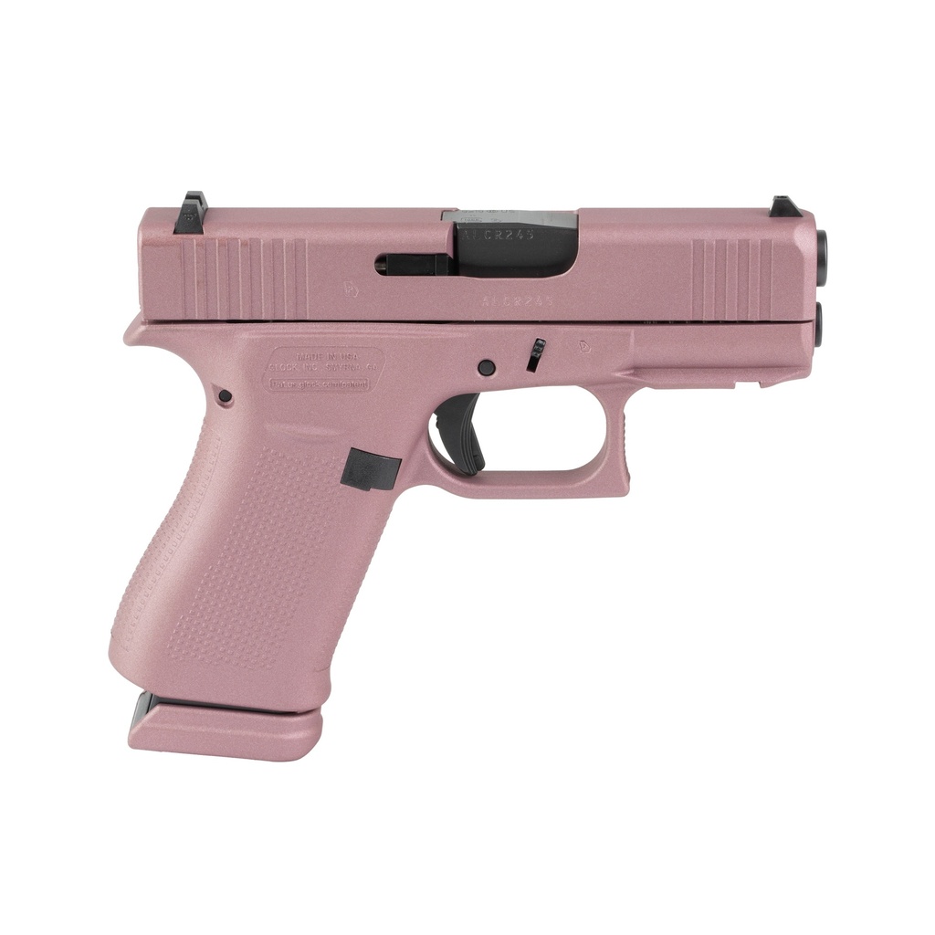 GLOCK 43X 9MM 15RD PLUSH PINK 1