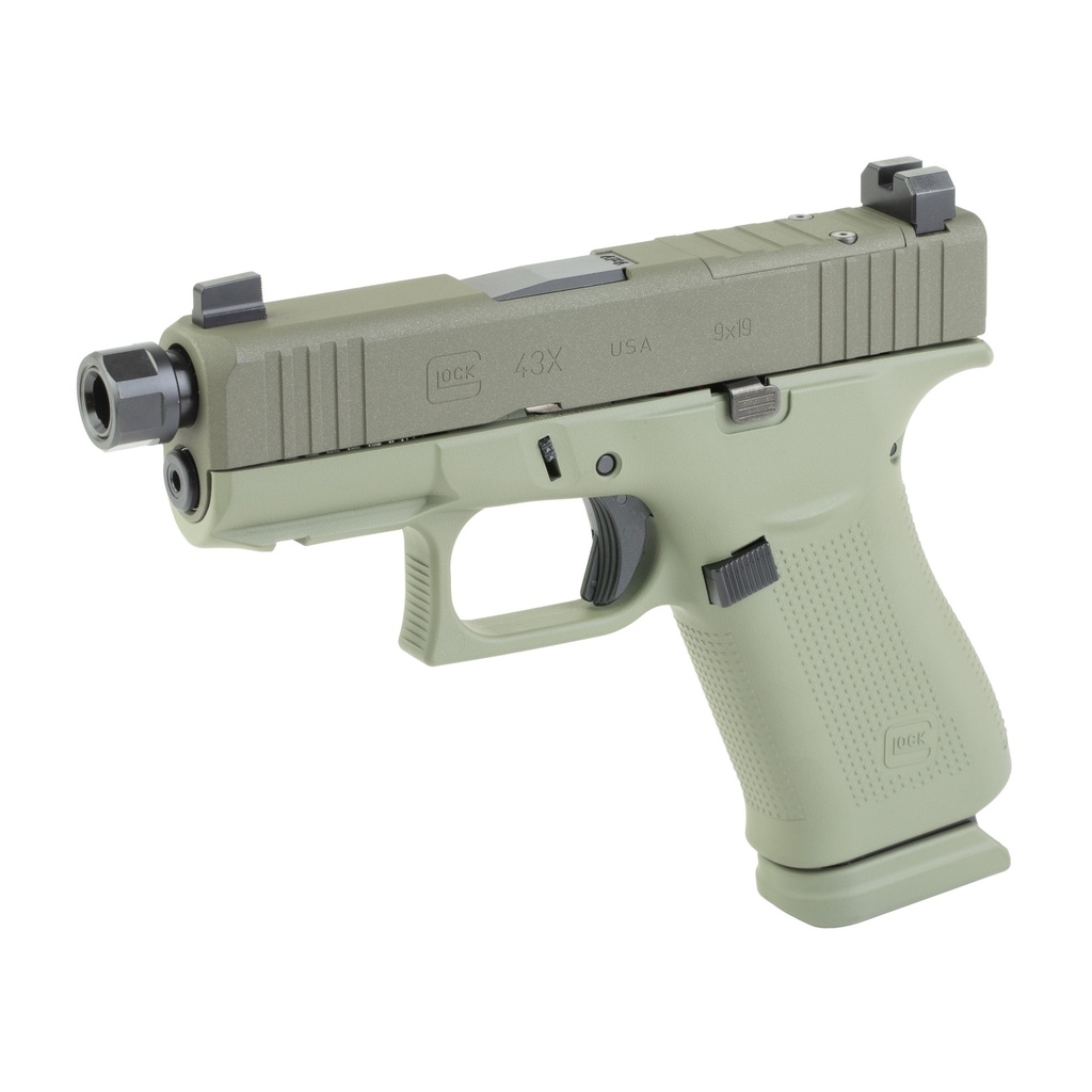 GLOCK 43X 9MM 15RD FS GRN DEBO TB 2
