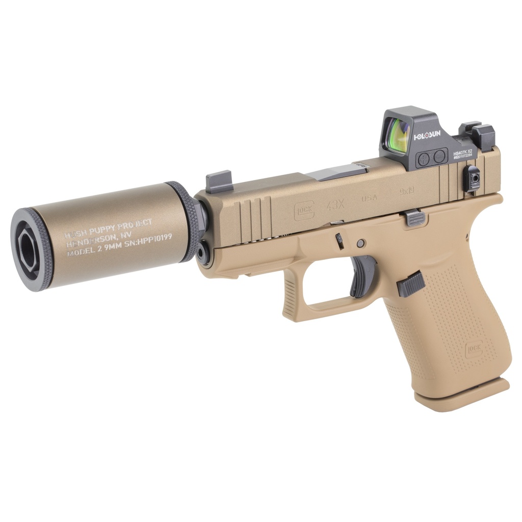 GLOCK 43X 9MM HP SUP 10RD 407K FDE 2