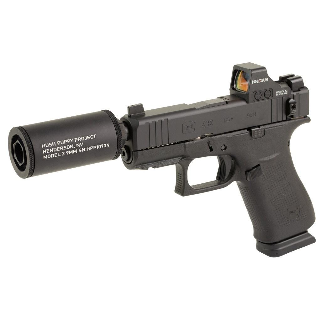 GLOCK 43X 9MM HP SUP 15RD 407K BLK 2