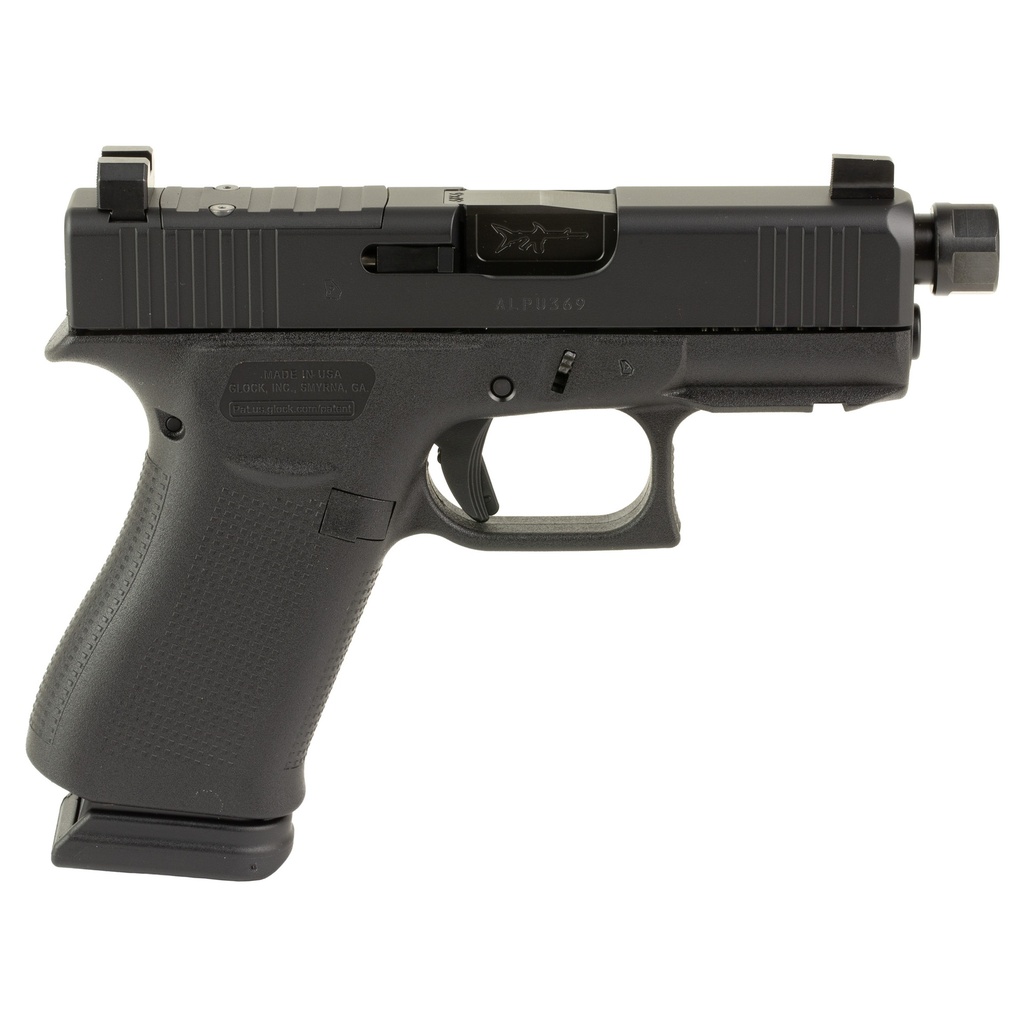 GLOCK 43X 9MM 15RD 3.92" TB HP BLK 1