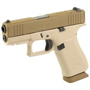 GLOCK 43X 9MM 15RD TWO TONE TAN 2
