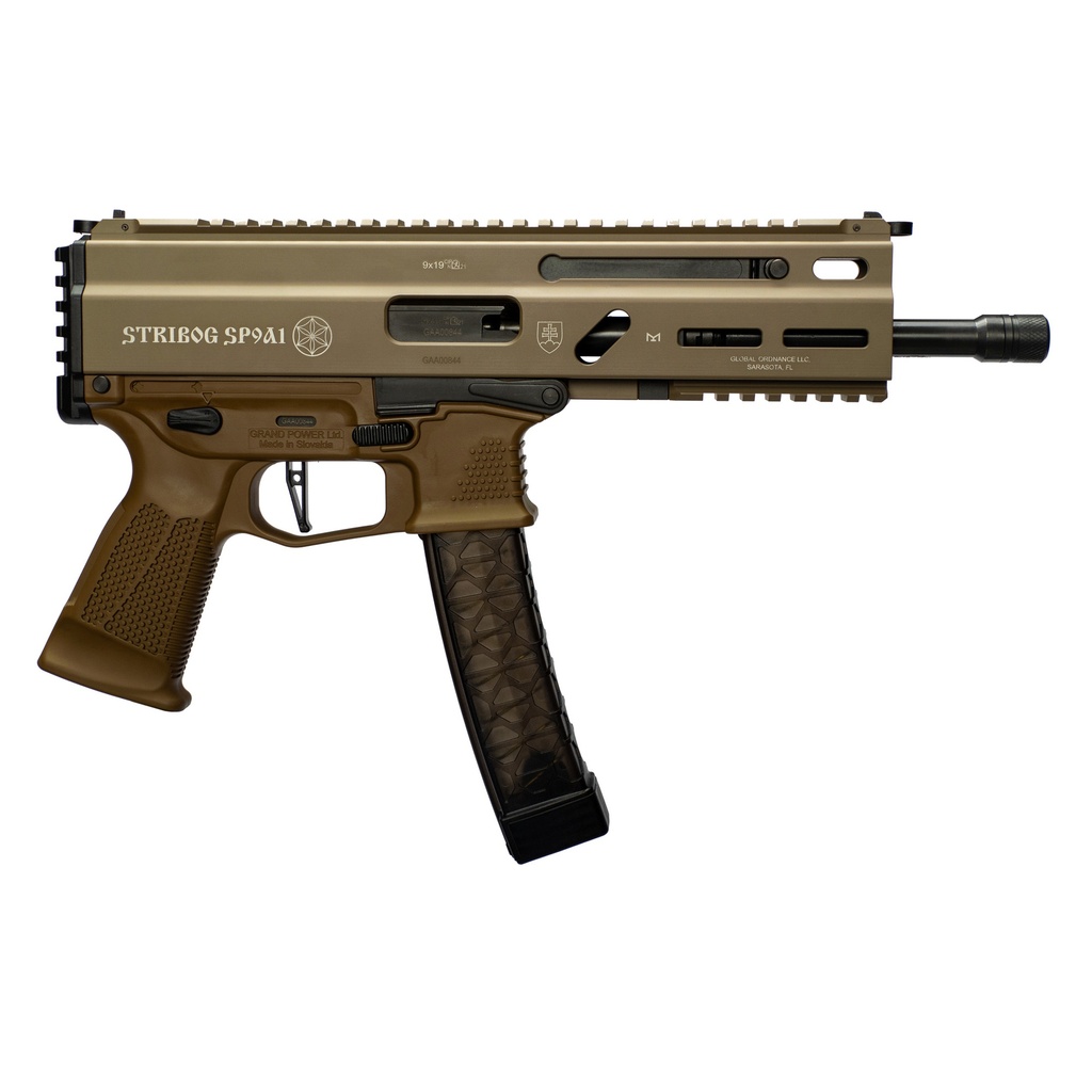 Grand Power GPWR STRIBOG SP9A1 9MM 8" 30RD FDE 1
