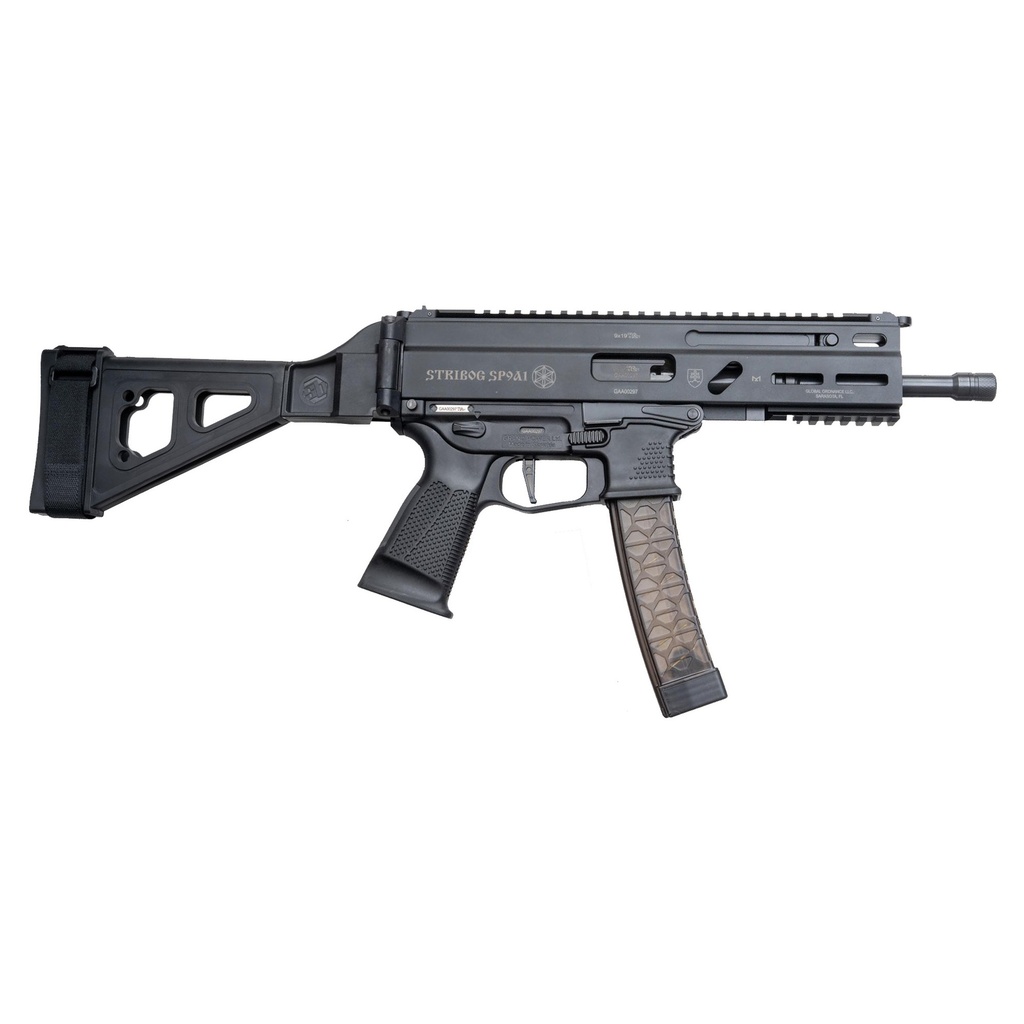 Grand Power GPWR STRBOG SP9A1 9MM 8" 30RD BLK BR 1