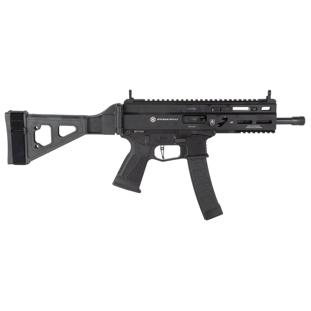 Grand Power GPWR STRIBOG SP9A3 9MM 8" 30RD BK BR 1