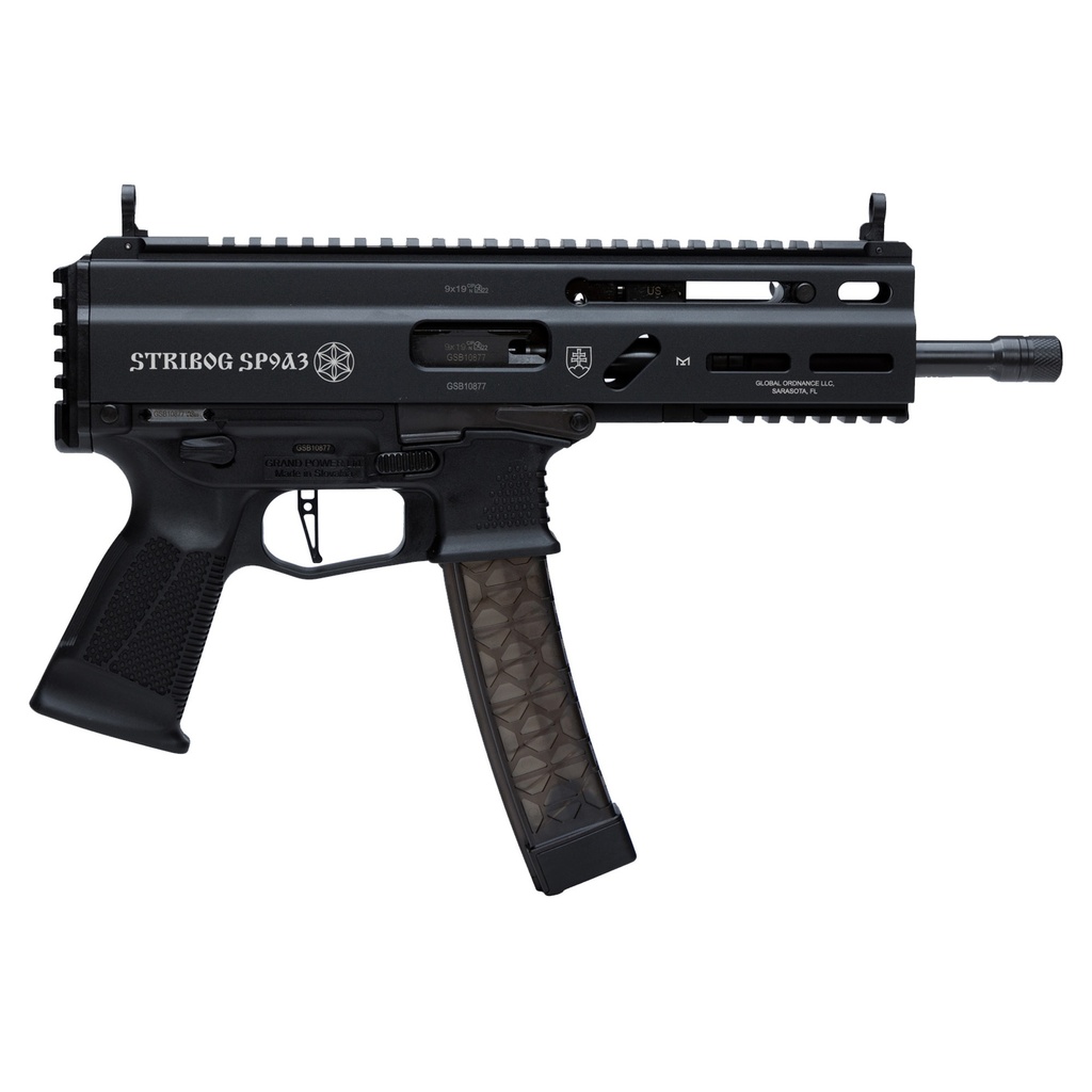 Grand Power GPWR STRIBOG SP9A3 9MM 8" 30RD BLK 1
