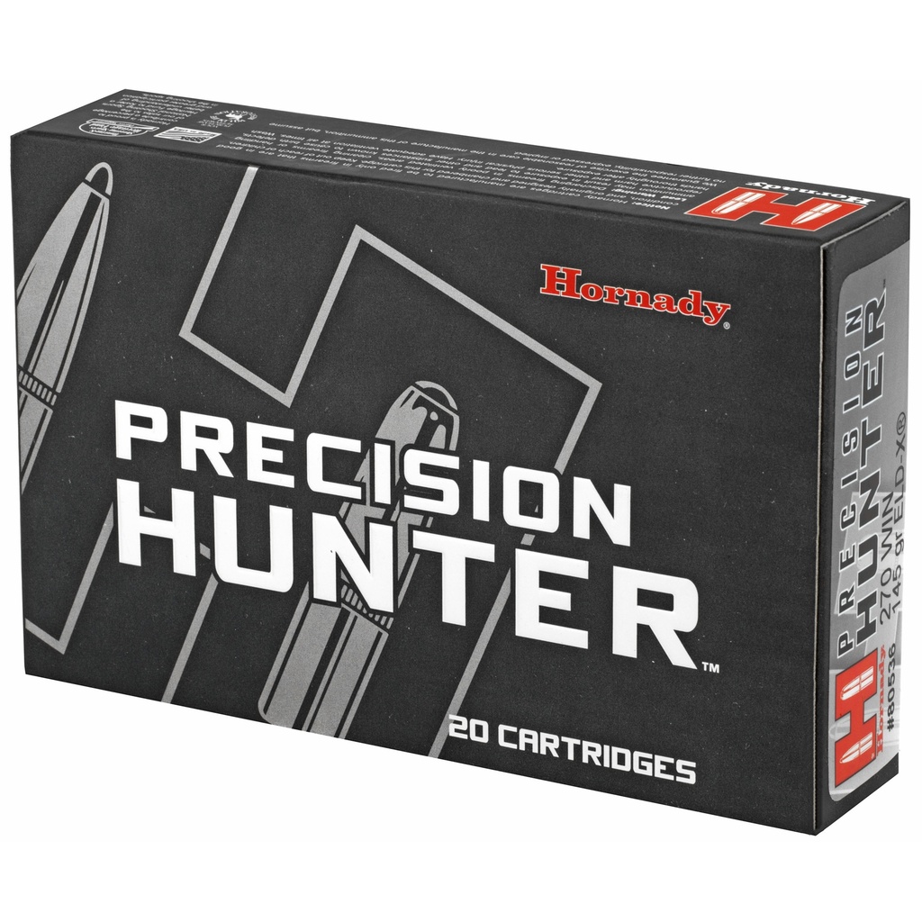 Hornady HRNDY PH 270WIN 145GR ELD-X 20/200 2