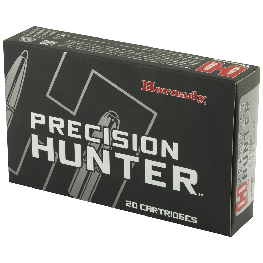 Hornady HRNDY PH 270WSM 145GR ELD-X 20/200 2