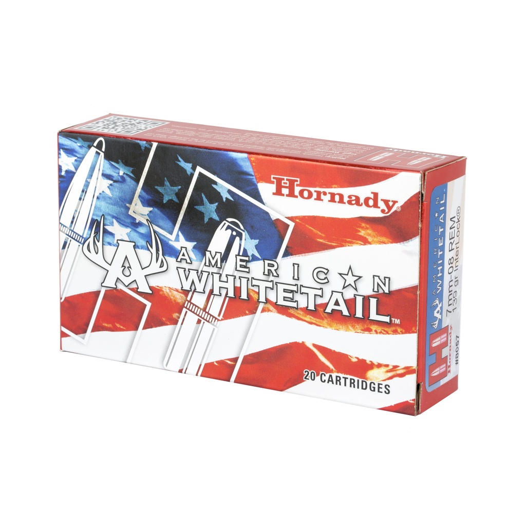 Hornady HRNDY AW 7MM-08 139GR INT SP 20/200 2
