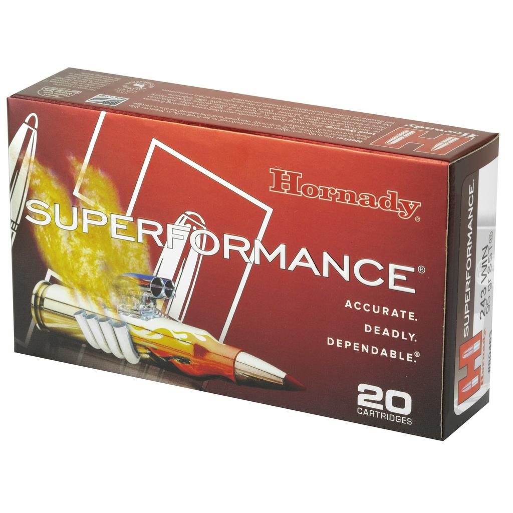 Hornady HRNDY SF 243WIN 95GR SST 20/200 2