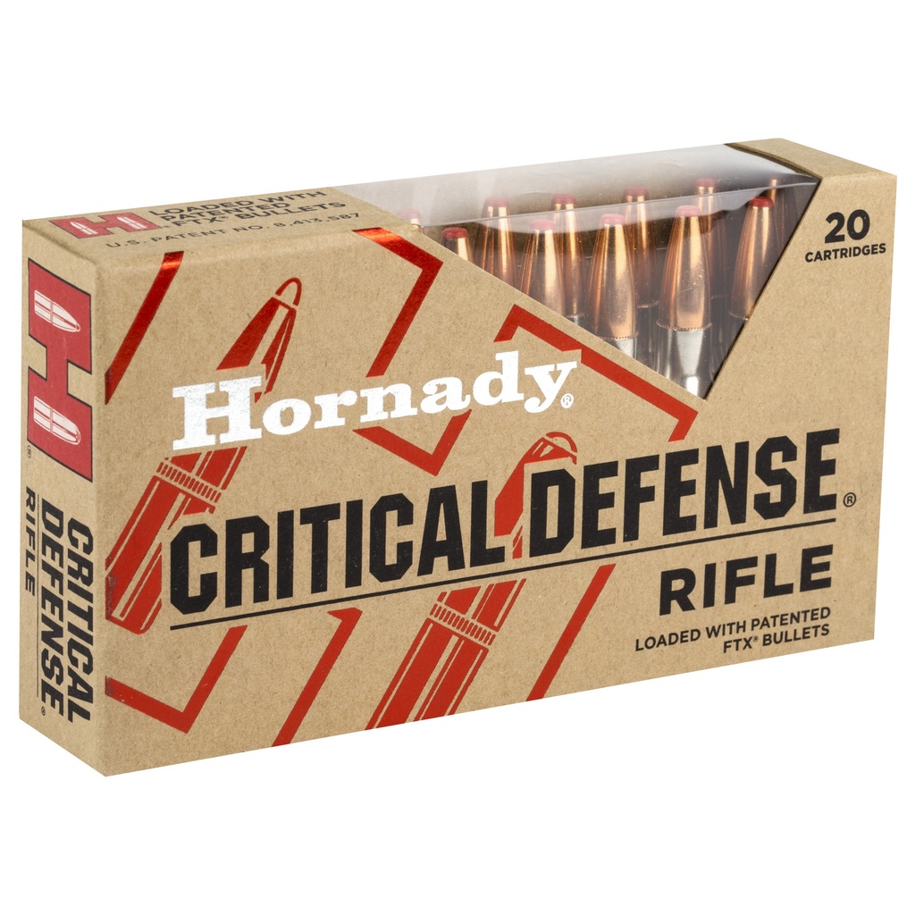 Hornady HRNDY CD 308WIN 155GR FTX 20/200 1