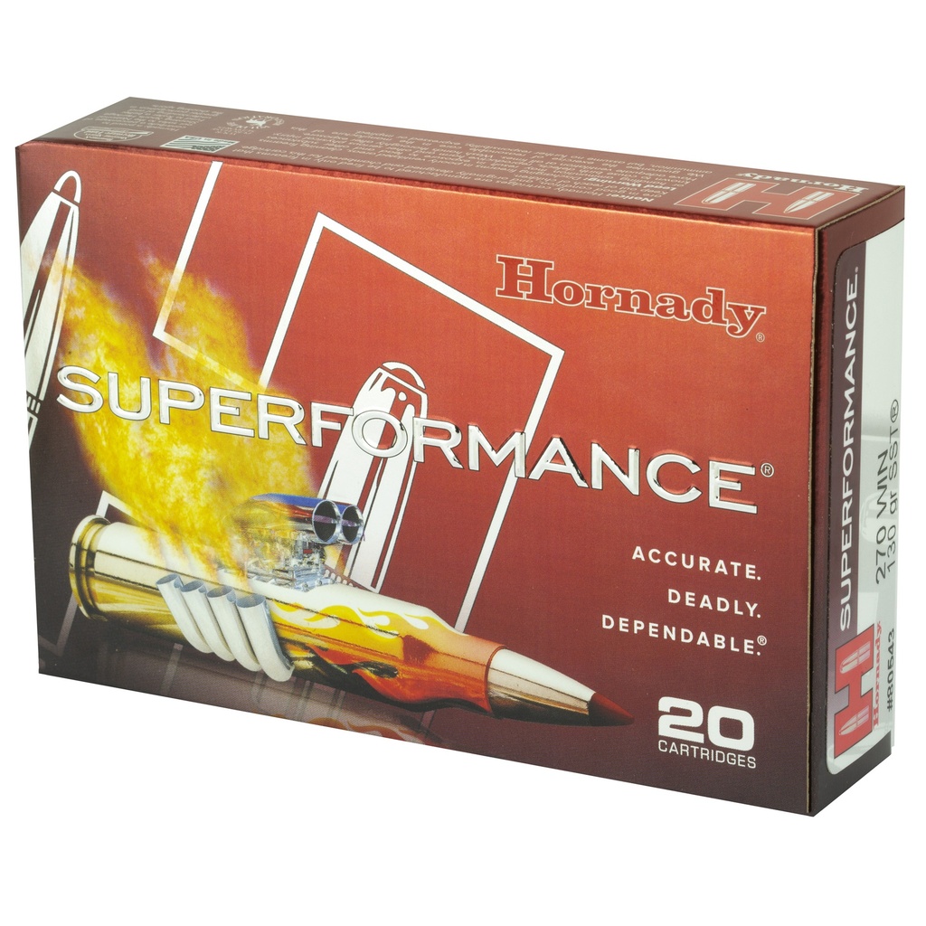 Hornady HRNDY SF 270WIN 130GR SST 20/200 2