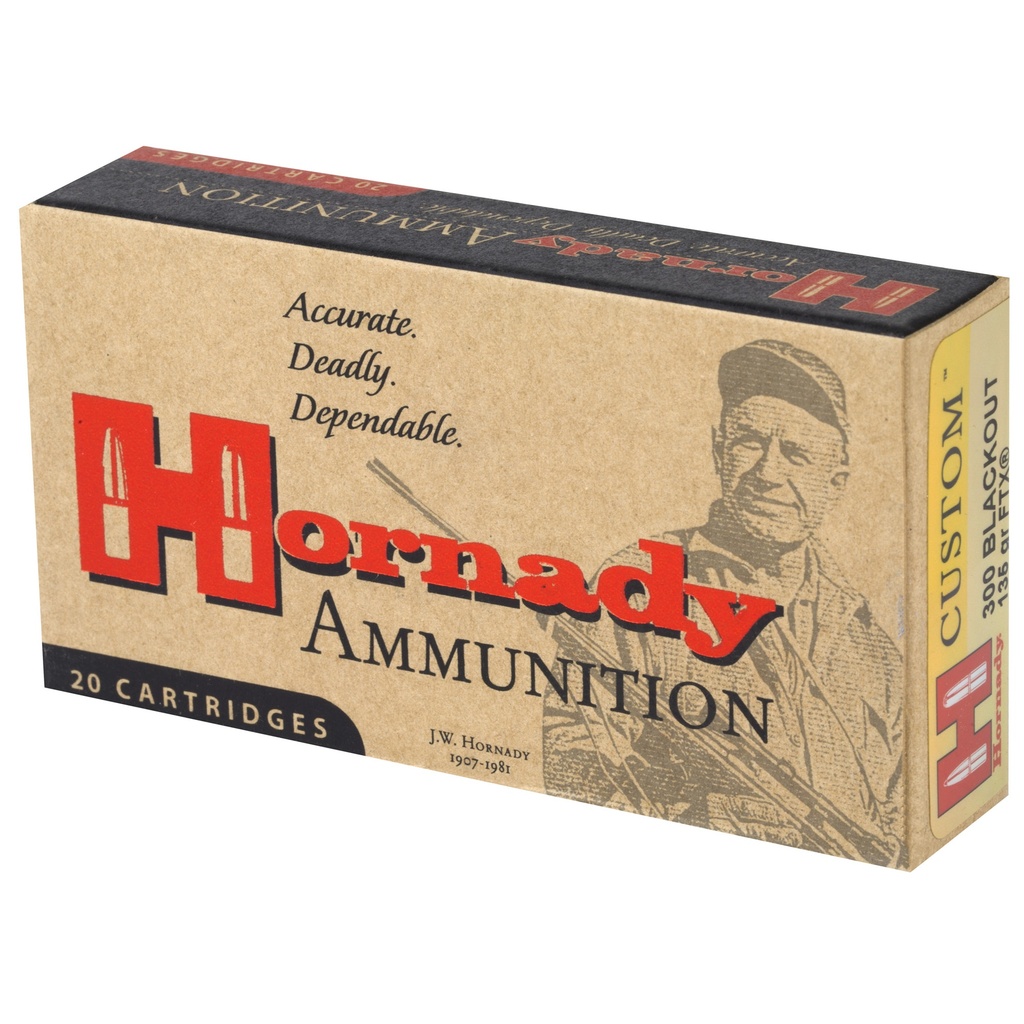 Hornady HRNDY 300BLK 135GR FTX  20/200 2