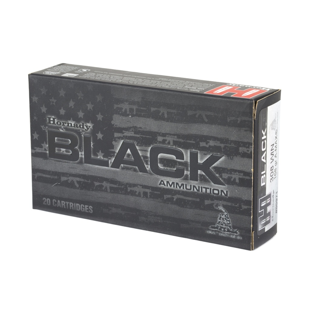 Hornady HRNDY BLACK 308WIN 168GR ELDM 20/200 2